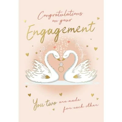 Image of Piccadilly Greetings Engagement Card, Congratulations on Your 7 x 5 inches