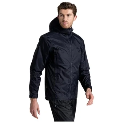 Image of Craghoppers Expert Packable Jacket Rain Coat, Dark Navy, L