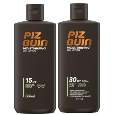 Image of Piz Buin In Sun Lotion Spf15 And Spf 30 200Ml Each