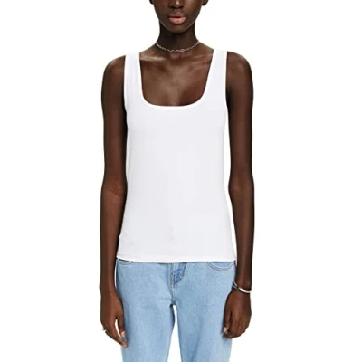 Image of ESPRIT Women&#039;s 033ee1k342 T Shirt, 100/White, XXS