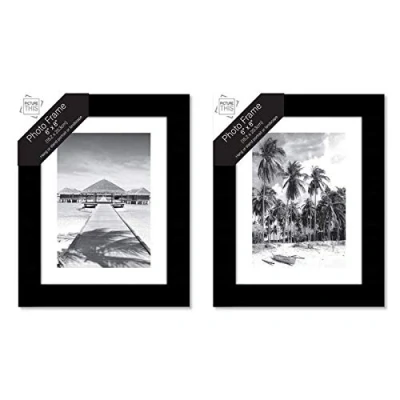 Image of Tallon Photo Frames Black 6&#039;&#039;x 8&#039;&#039;