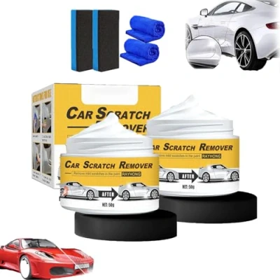Image of T 221A Polishing Compound &amp; Scratch Remover With Sponge, Car Remover, Auto Rubbing Compound, For Paint (2pcs)