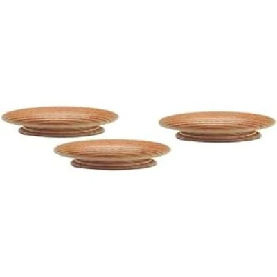 Image of Merriway BH06126 (4 Pcs) Cupboard Door/Drawer Knob Pine Drilled Lacquered 30mm Pack of 4 Pieces