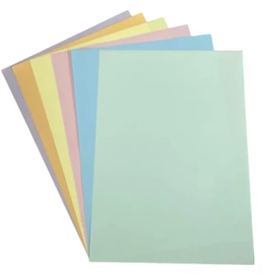Image of DJP Pastel Paper Pack A4 80gsm Mixed Card 120 Sheets 6 Shades Printer Photocopier Coloured