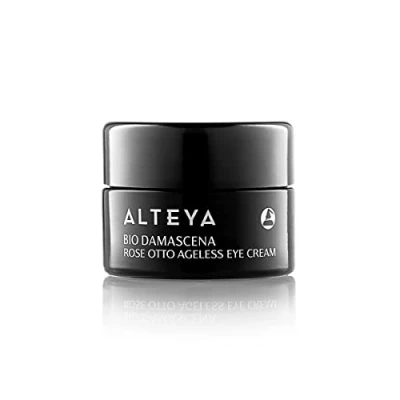 Image of Alteya Organic Ageless Rose Eye Cream 15ml NaTrue Certified Based on Therapeutic Grade Bulgarian Essential Oil (Rosa Damascena) Reduces Dark Circles &amp; Puffiness