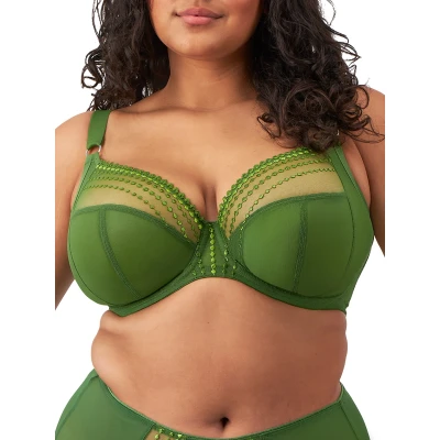 Image of Elomi Women&#039;s Matilda Underwire Plunge Bra, Jungle, 38FF US