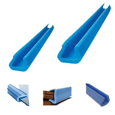 Image of Wellpack Europe Foam Edge Guard Protectors Protection (Blue (Pack 2), 35 45mm x 2m Long)