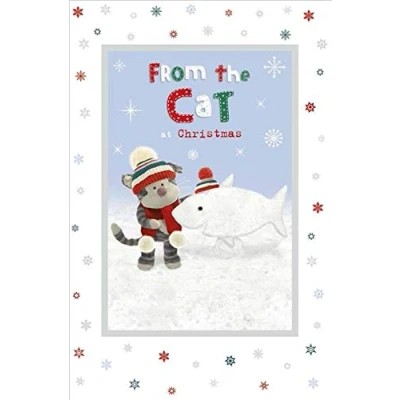 Image of Boofle From The Cat Purr fect! At Christmas Greeting Card Cute Xmas Cards