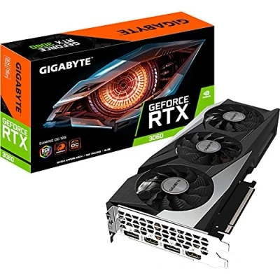 Image of Gigabyte GeForce RTX 3060 Gaming OC 12GB V2 LHR Graphics Card, GV N3060GAMING 12GD V2, Multi Colour