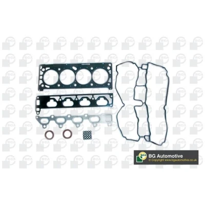 Image of 1606382, 9117672 Gasket Set, cylinder head BGA HK9504 with valve stem seals VAUXHALL: Corsa Mk2, Astra Mk5 Sport Hatch, Mk4 CC