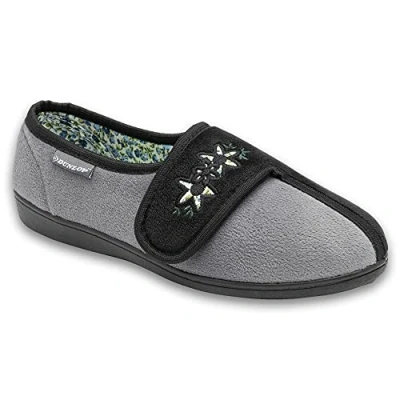 Image of DUNLOP Ladies Slipper Honor II Black/Grey UK 3