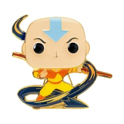 Image of Funko Enamel Pin: Aang 1/6 Odds for Rare Chase Variant 1 In 12 Chance You May Find the Avatar: Last Airbender Pins Cute Collectable Novelty Brooch Backpacks