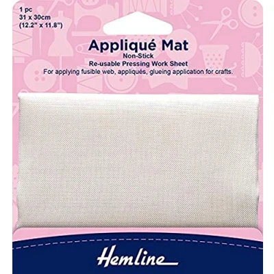 Image of Hemline Non Stick Applique Pressing Sheet, 31cm x 30cm
