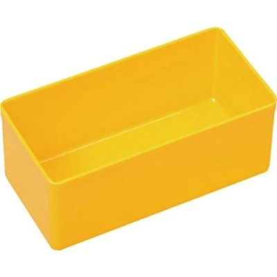 Image of Allit Euro Plus Insert Box Yellow Size 2 54 x 108 45 mm