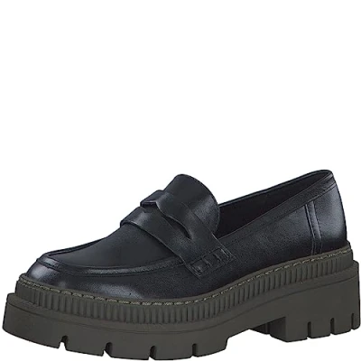 Image of MARCO TOZZI Women&#039;s 2 24707 41 Slipper, Black/Khaki, 4