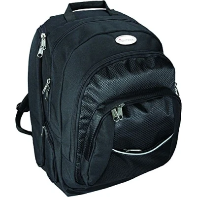 Image of Lightpak 46090 ADVANTAGE backpack with detachable laptop bag, nylon, grey