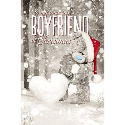Image of Me To You Tatty Teddy 3D Holographic Card Amazing Boyfriend Christmas