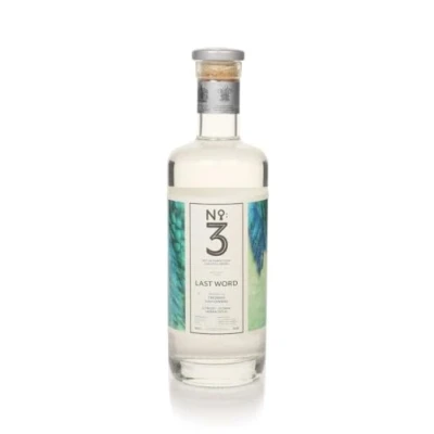 Image of No.3 Gin Last Word Ready to Drink Cocktail, 50cl, 28% ABV, Pre Bottled Award Winning, Limited Edition Gin, Refreshing and Uplifting