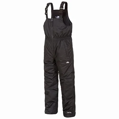 Image of Trespass Children&#039;s Kalmar Bib Ski Pants, Black, Size 2 3 UK