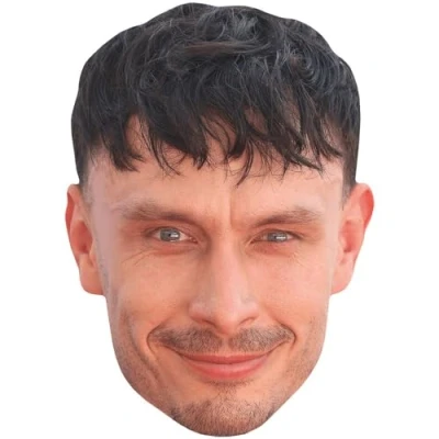 Image of Richard Gadd (Stubble) Celebrity Mask, Flat Card Face, Fancy Dress Mask