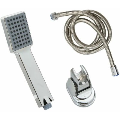 Image of vidaXL Handheld Shower Head with 1.5 m Hose Chrome