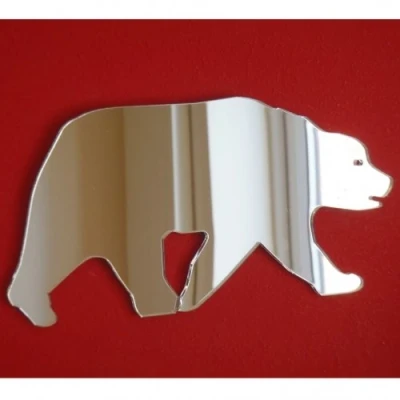Image of Super Cool Creations Grizzly Bear Mirror 12cm x 10cm