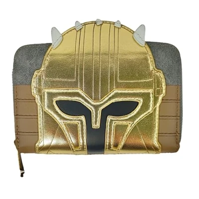 Image of Star Wars Loungefly Wallet Mandalorian Armorer Celebration Exclusive