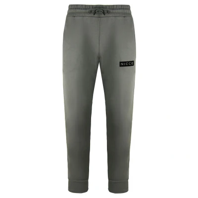 Image of Nicce Stretch Waist Grey Mens Crib Joggers 211 1 04 03 0329