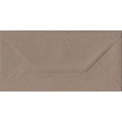 Image of Recycled Fleck DL 110mm x 220mm Gummed Colour Business Envelopes 100gsm (Pack of 100)