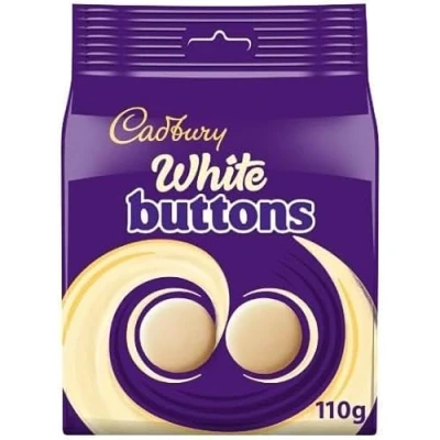 Image of 3 x White Giant Buttons Chocolate Bag 110g Delicious Tasty And Twisty Treat Gift Hamper For Birthday,Christmas