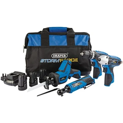 Image of Draper Storm Force � 10.8V Power Interchange Kit (9 Piece)