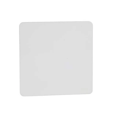 Image of Schneider Electric Ultimate Screwless Flat Plate Single Blank Plate, GU8410PW, Painted White