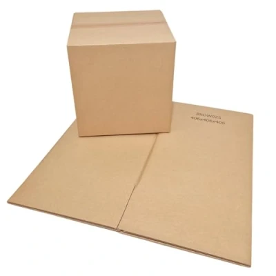 Image of W.E. Roberts Strong Double Wall Cardboard Boxes (Pack of 15) for posting, moving house, Packing boxes, Postal Shipping (406mm x 406mm (16 16 16&quot;))