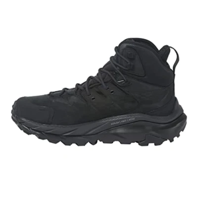 Image of HOKA KAHA 2 GTX Hiking shoes, Men&#039;s, Size: 8, Black/black Nubuck/textile