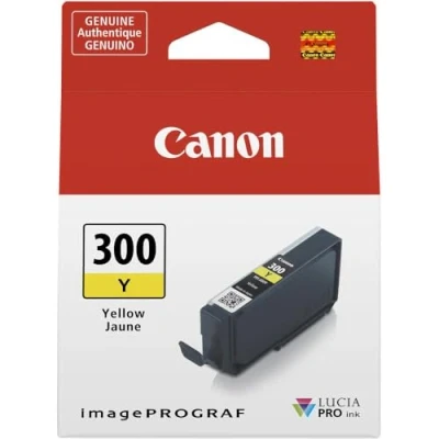 Image of Canon PFI 300Y Yellow Ink Cartridge