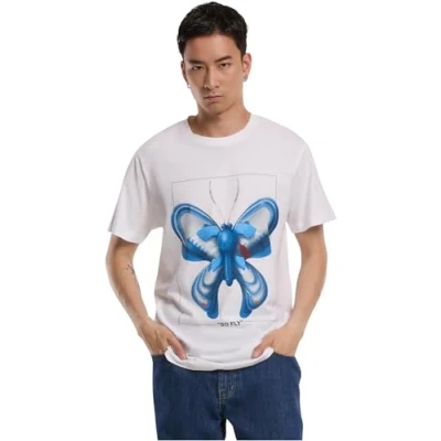 Image of Mister Tee Men&#039;s Mt2766 So Fly T Shirt, White, S