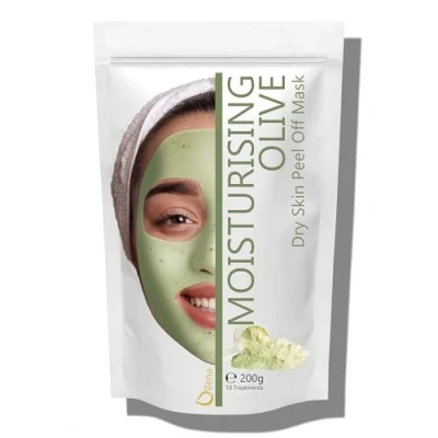 Image of Oïléna Alginate Peel Off Moisturizing Mask Deep Skin Hydration Reduces Wrinkles and Fine Lines 100% Natural Care Marine Complex Powder Easy to Use DIY Mask, 200g