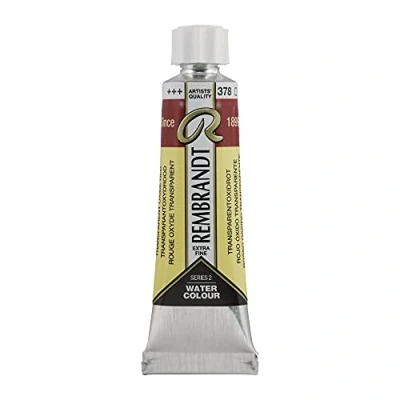 Image of Rembrandt Watercolour Tube 10 ml Transparent Oxide Red 378