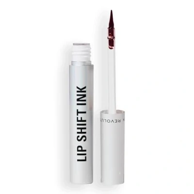 Image of Revolution Lip Shift Ink Peel Off Liner Stain, Long Lasting, Matte Finish, Vegan &amp; Cruelty Free, Bitten Cherry, 1.8ml