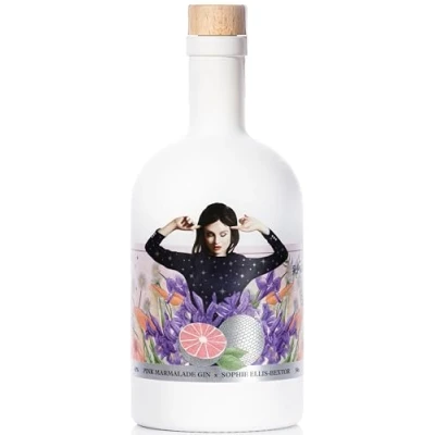 Image of Pink Marmalade Gin Sophie Ellis Bextor Limited Edition Premium Colour Changing 42% ABV Zesty &amp; Dry Small Batch British Vegan Gluten Free 50cl