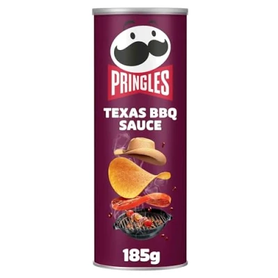Image of Pringles Texas BBQ Sauce Crisps 185g