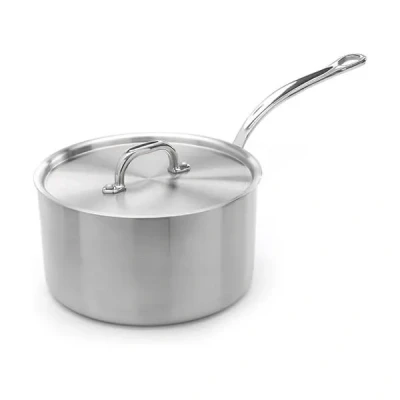 Image of Samuel Groves STP7504RH Classic 20cm Stainless Steel Triply Saucepan with Lid