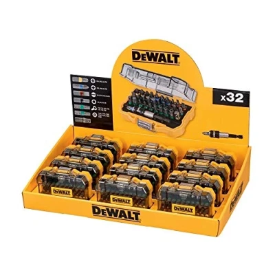 Image of Dewalt DT7969MQZ 32 Screwdriver Bit Set with Merchandiser (12 Piece)
