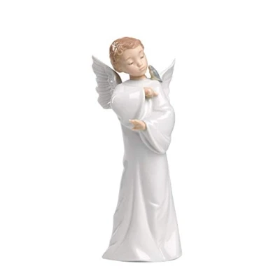 Image of NAO Guardian Angel. Porcelain Angel Figure.