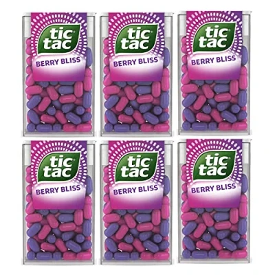Image of 6 x Berry Bliss Tic Tac Mint Sweets For Little Moments of Refreshment Sold By VR Angel
