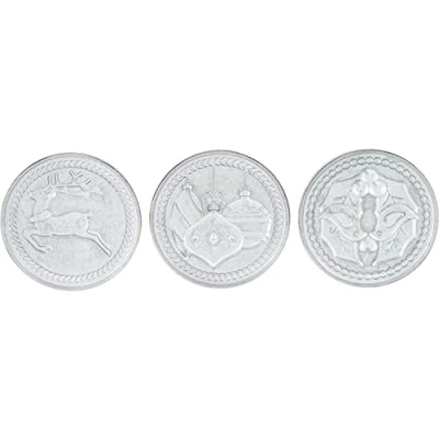 Image of Nordic Ware Yuletide Cookie Stamps (Set of 3), Sturdy Cast Aluminium, Press Set Made in The USA, and Durable Biscuit Maker Set, 01236