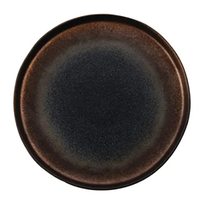 Image of Olympia Ochre Flat Plates 220mm (Pack of 6)