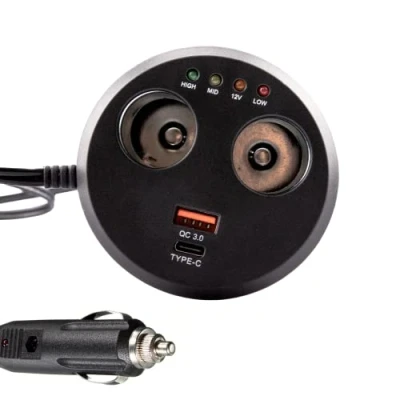 Image of 6x Simply 12V Type C &amp; QC 3.0 Cup Holder Charger POW10