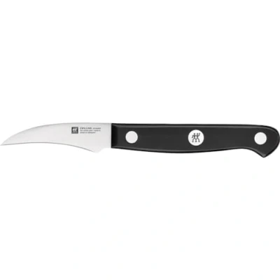 Image of ZWILLING Gourmet Paring Knife, 6 cm, Special Stainless Steel, Ergonomic Plastic Handle, Black Made in Germany