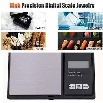 Image of Digital Pocket Scale, Gold Silver Diamond Jewelry Scale,Mini High Precision LED Display Scale(1000g/0.01g)